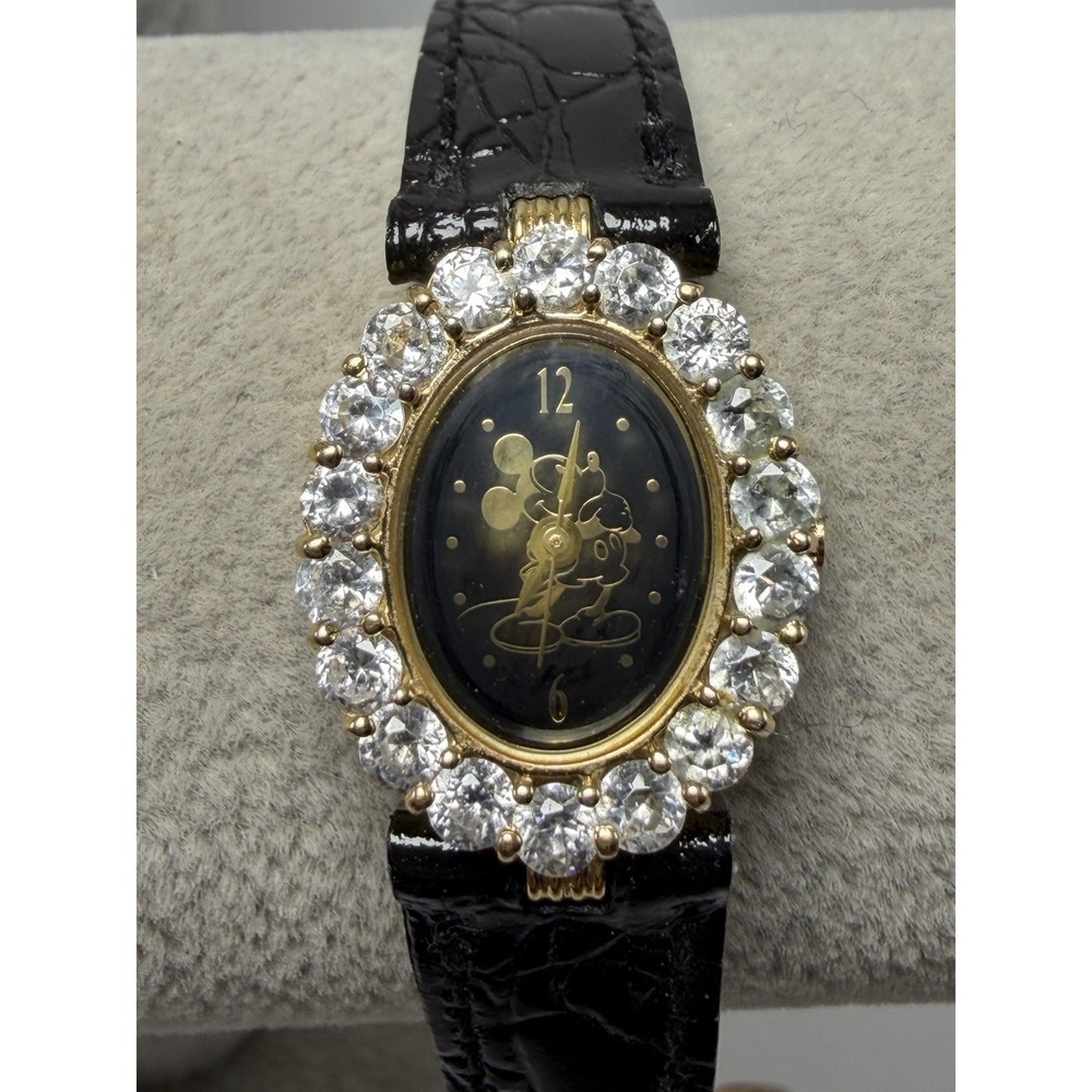 The Disney Catalog New Battery Ladies Watch 19MM 6.5" Leather Band - Picture 1 of 12